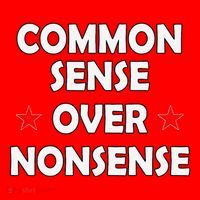 Common Sense Over Nonsense Santa Hat thumb 1