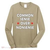 Common Sense Over Nonsense Long Sleeve Shirt thumb 0