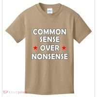 Common Sense Over Nonsense Kids T-Shirt thumb 0