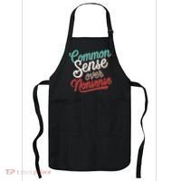 Common Sense Over Nonsense Retro Apron thumb 0