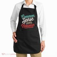 Common Sense Over Nonsense Retro Apron thumb 2