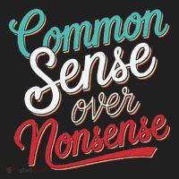 Common Sense Over Nonsense Retro Hat thumb 2
