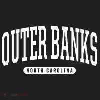 College Style Outer Banks North Carolina Souvenir Gift Beanie thumb 2