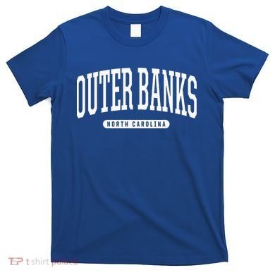 College Style Outer Banks North Carolina Souvenir Gift T-Shirt