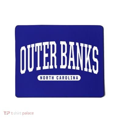 College Style Outer Banks North Carolina Souvenir Gift Mousepad