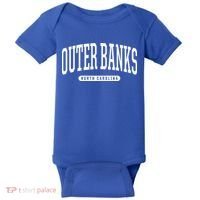 College Style Outer Banks North Carolina Souvenir Gift Baby Bodysuit thumb 0