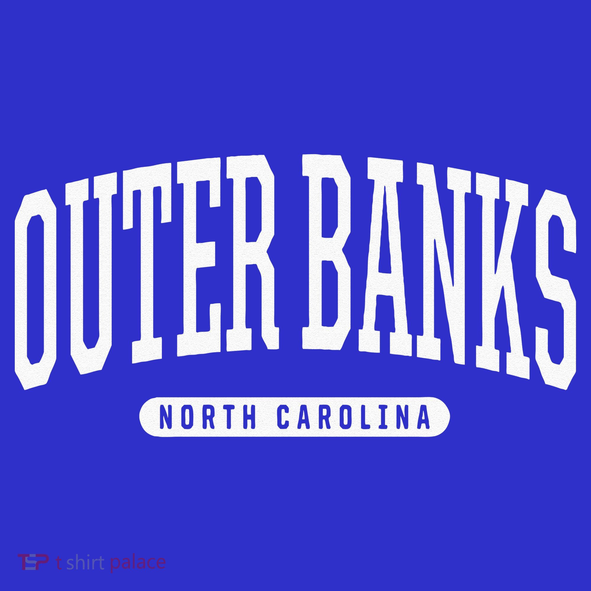 College Style Outer Banks North Carolina Souvenir Gift Baby Bodysuit