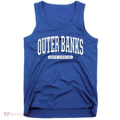 College Style Outer Banks North Carolina Souvenir Gift Tank Top