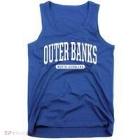 College Style Outer Banks North Carolina Souvenir Gift Tank Top thumb 0