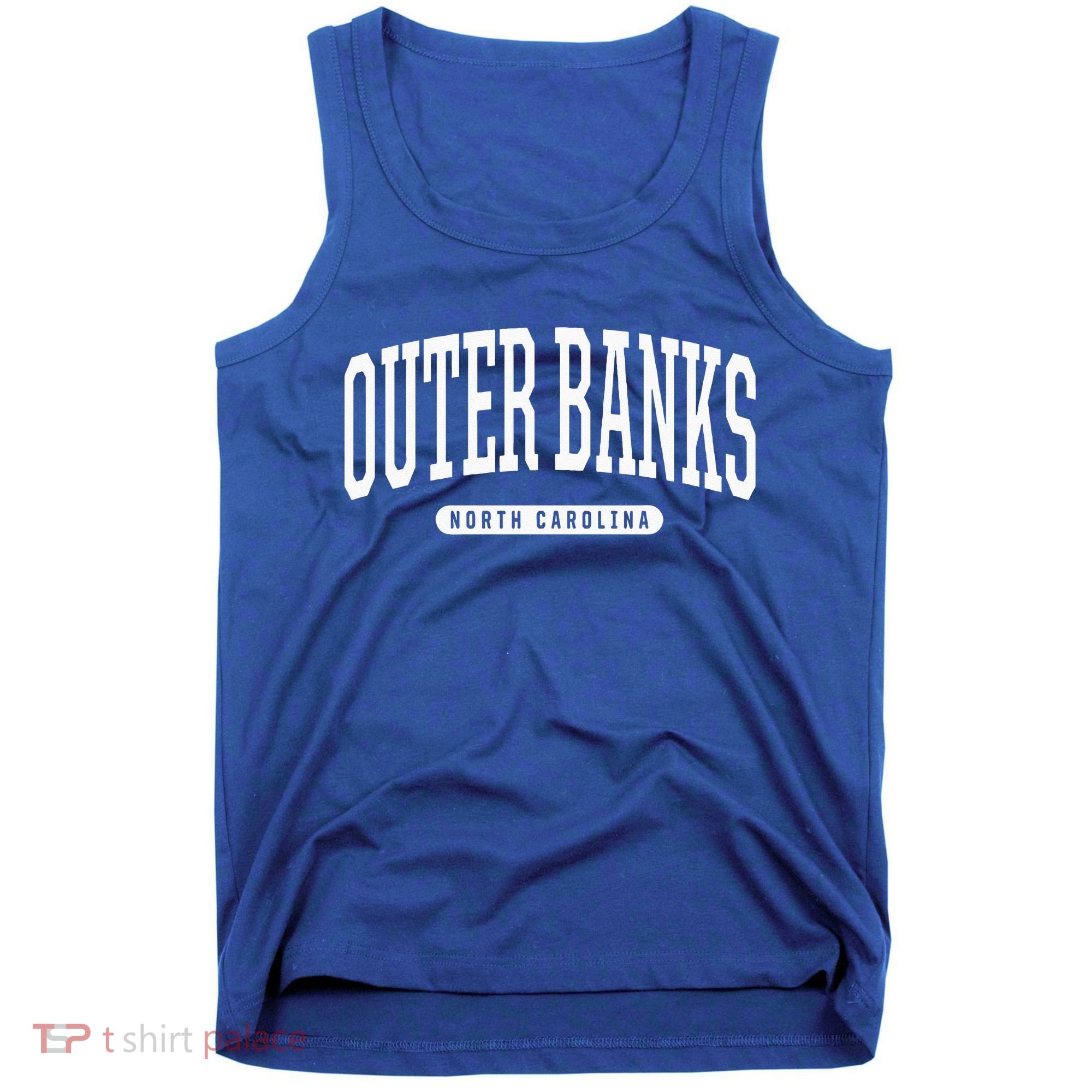 College Style Outer Banks North Carolina Souvenir Gift Tank Top