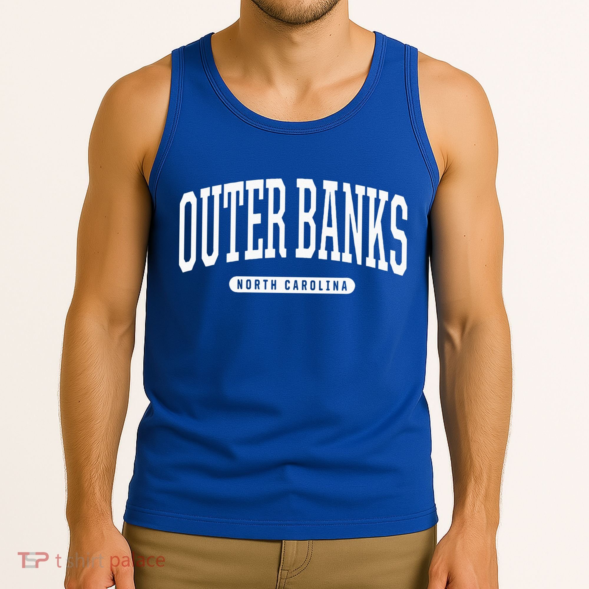 College Style Outer Banks North Carolina Souvenir Gift Tank Top