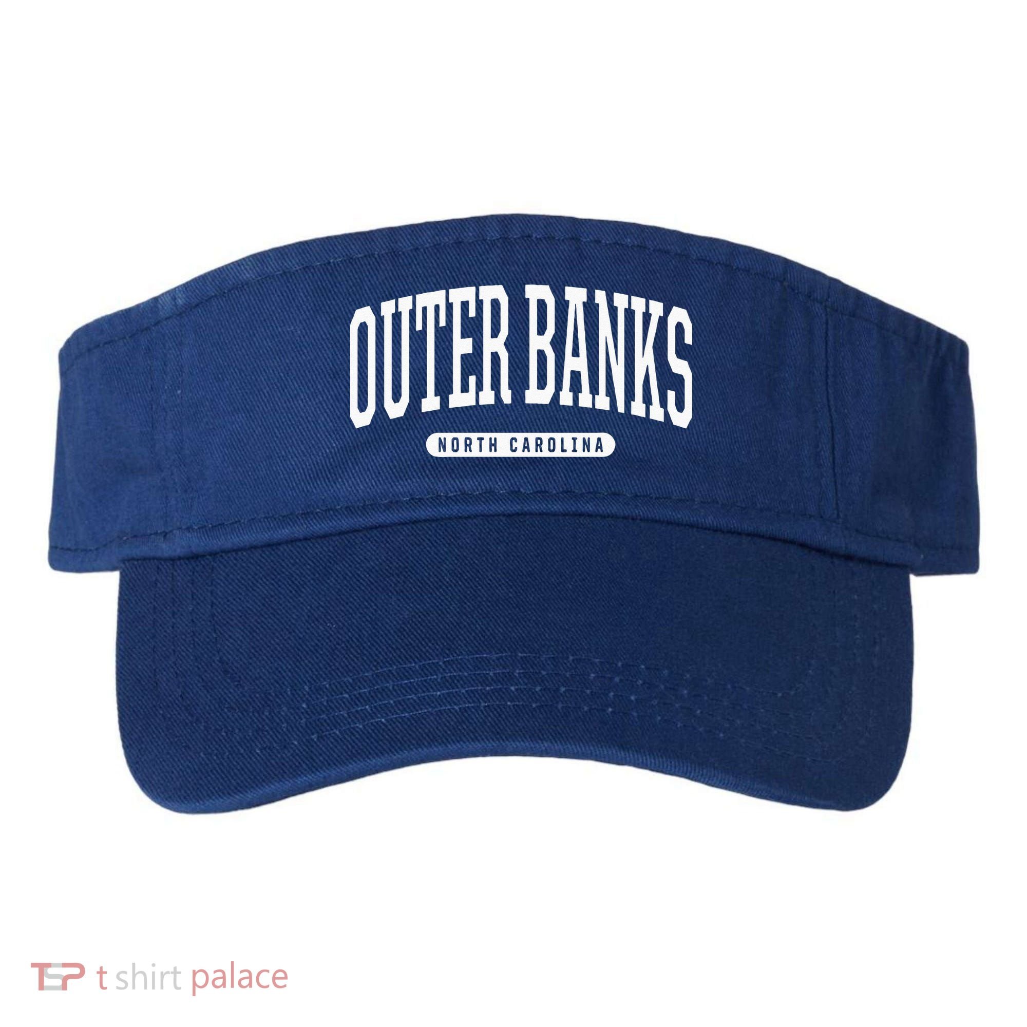 College Style Outer Banks North Carolina Souvenir Gift Visor