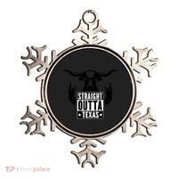 Cool Straight Outta Texas Long Horn Bull Ornament thumb 0