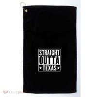 Cool Straight Outta Texas Long Horn Bull Golf Towel thumb 0