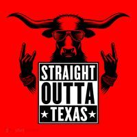 Cool Straight Outta Texas Long Horn Bull Santa Hat thumb 1