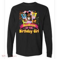 Cute SunShine of the Birthday Girl Comfort Colors Heavyweight Long Sleeve T-Shirt thumb 0