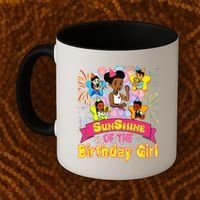 Cute SunShine of the Birthday Girl Coffee Mug thumb 2