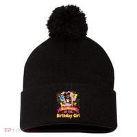 Cute SunShine of the Birthday Girl Pom Pom 12in Knit Beanie thumb 0