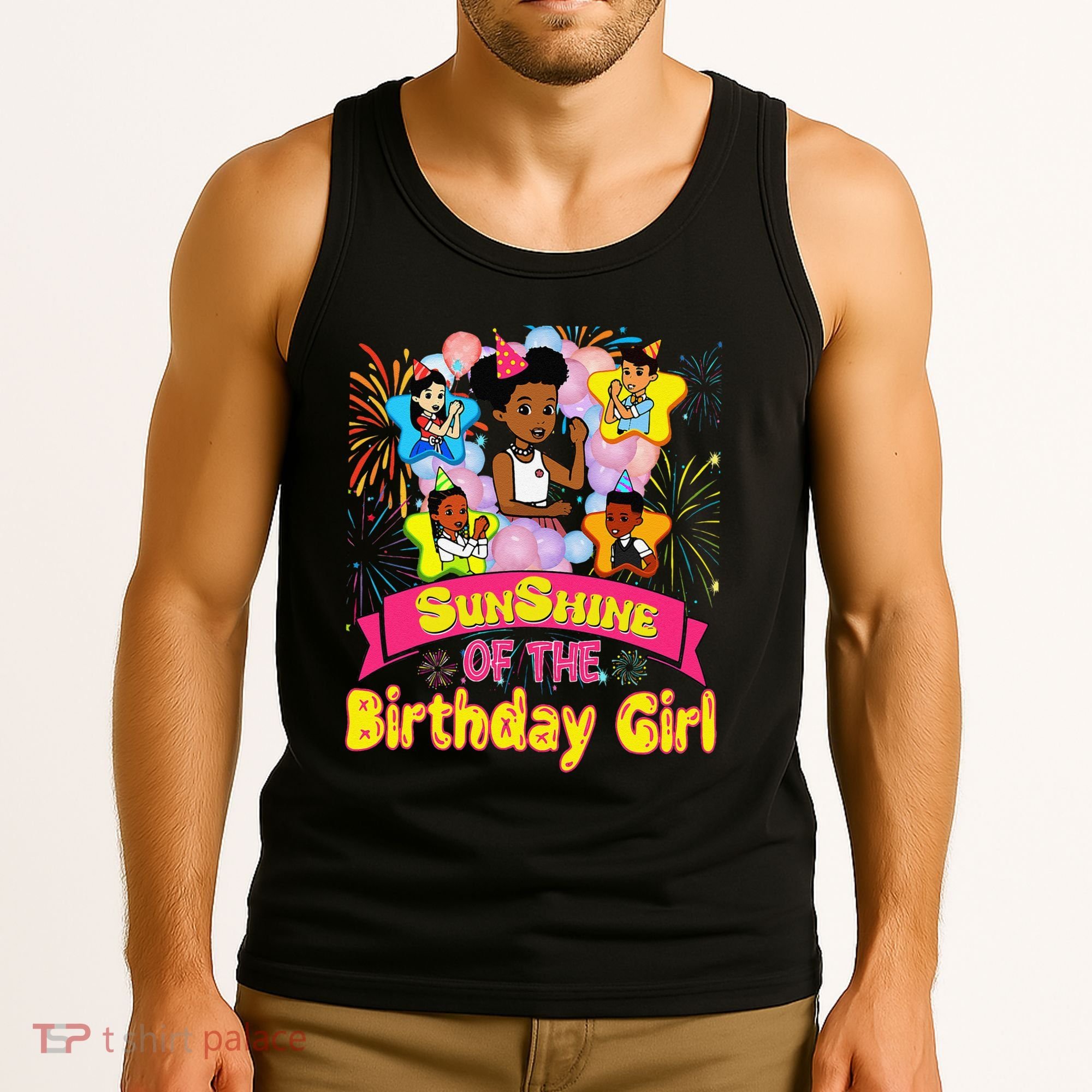 Cute SunShine of the Birthday Girl Tank Top