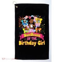 Cute SunShine of the Birthday Girl Golf Towel thumb 0