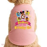 Cute SunShine of the Birthday Girl Doggie Tank thumb 0