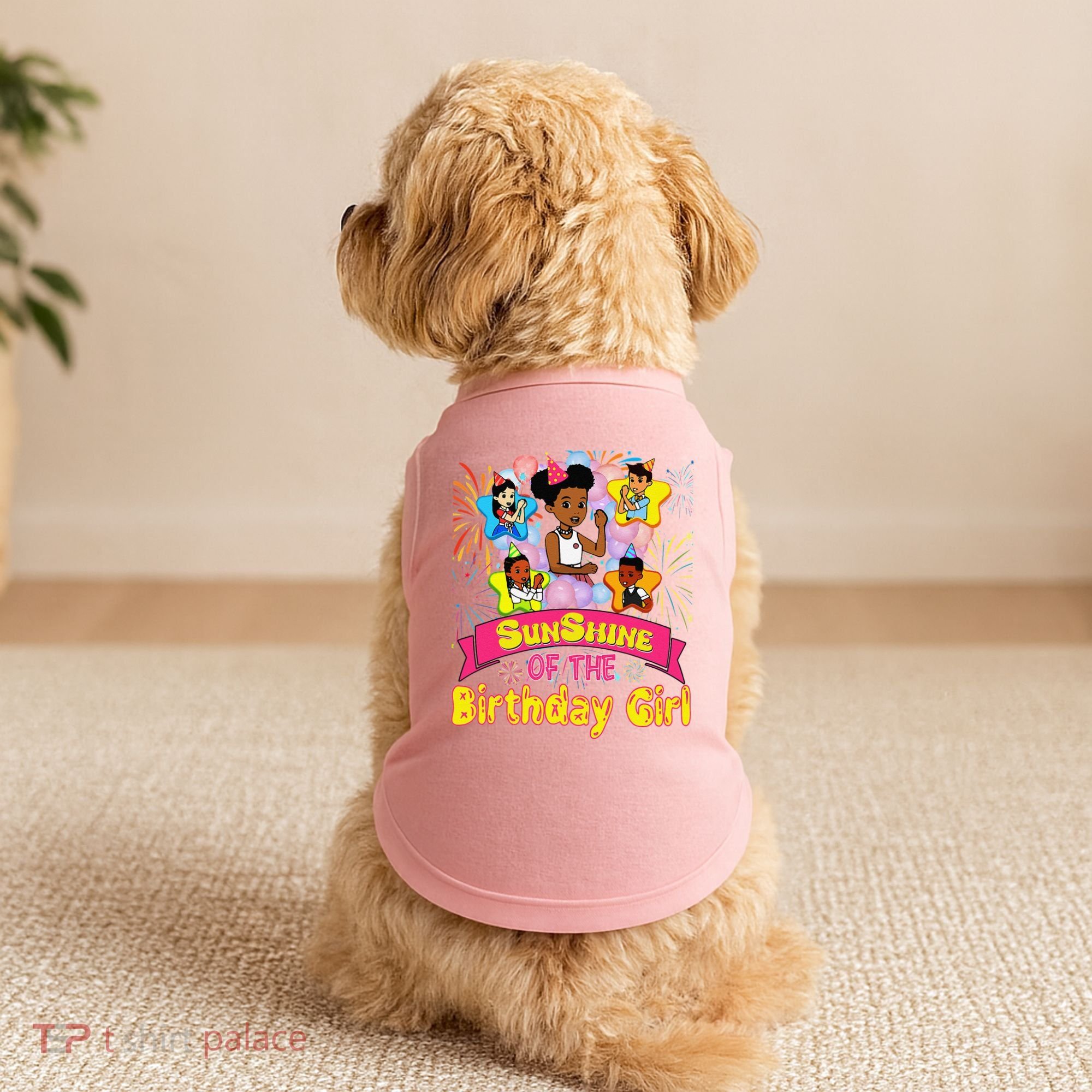 Cute SunShine of the Birthday Girl Doggie Tank