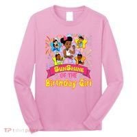 Cute SunShine of the Birthday Girl Long Sleeve Shirt thumb 0