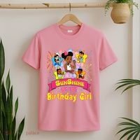 Cute SunShine of the Birthday Girl T-Shirt thumb 2