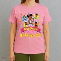 Cute SunShine of the Birthday Girl T-Shirt thumb 4