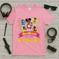 Cute SunShine of the Birthday Girl T-Shirt thumb 5