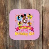 Cute SunShine of the Birthday Girl Coaster thumb 0