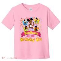 Cute SunShine of the Birthday Girl Toddler T-Shirt thumb 0