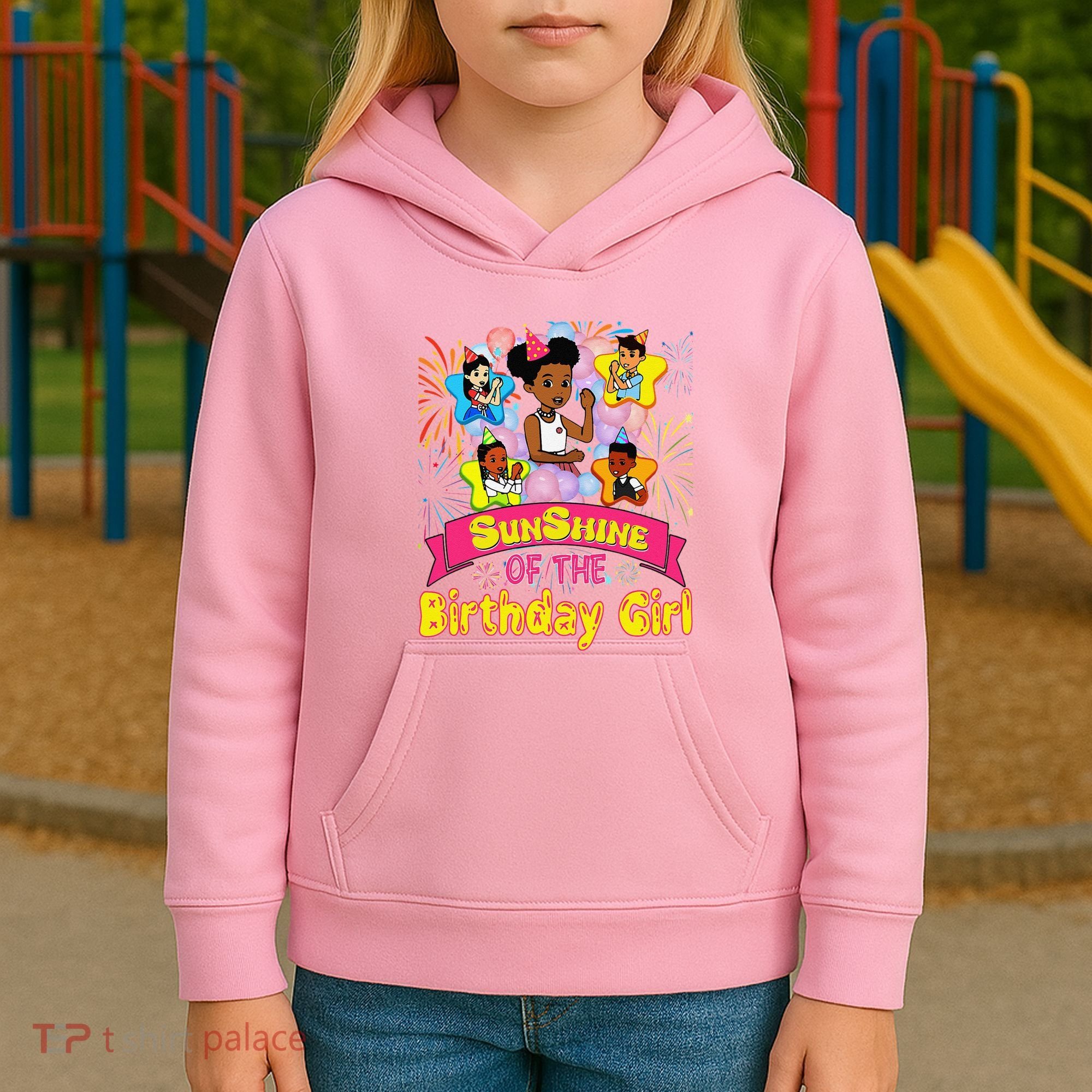 Cute SunShine of the Birthday Girl Kids Hoodie