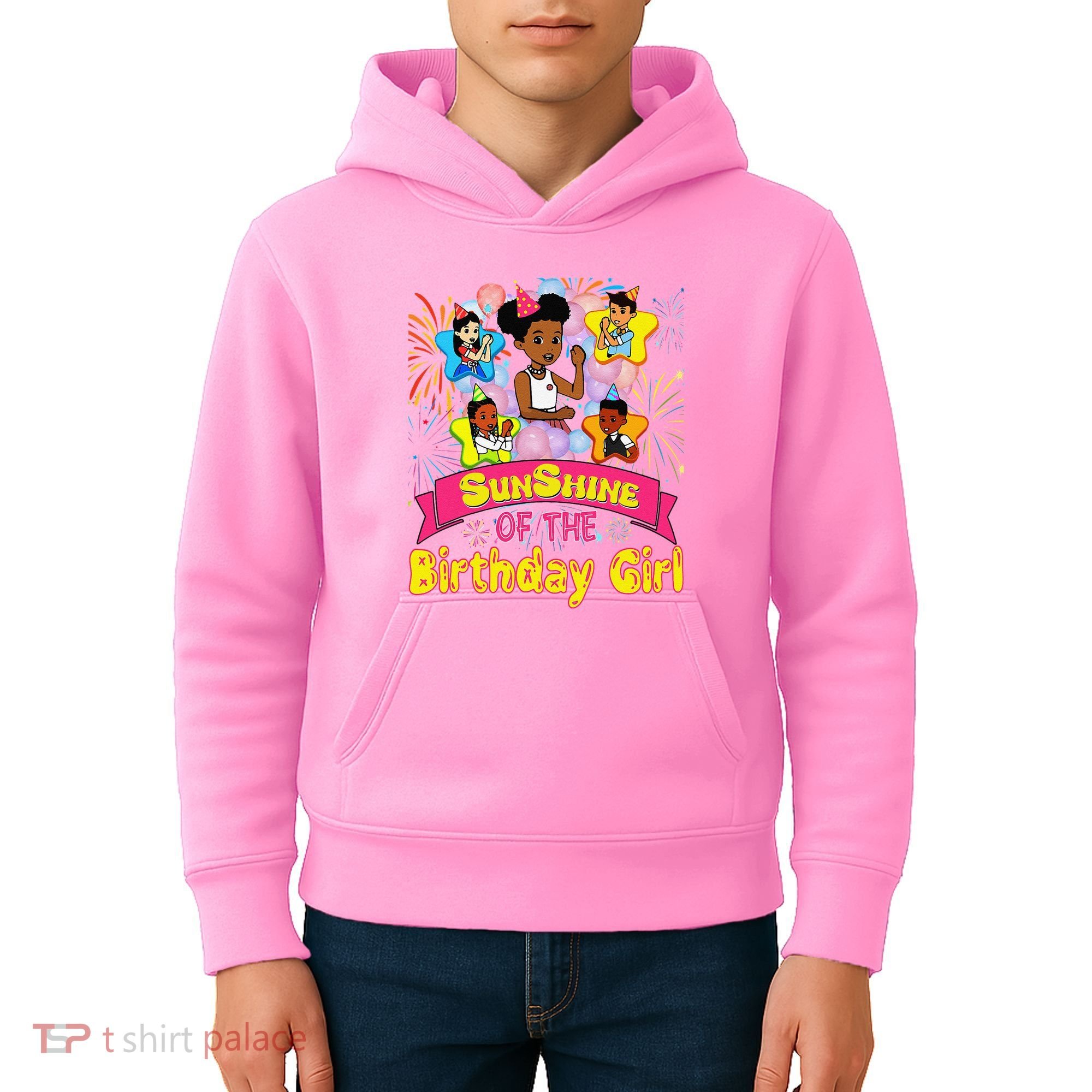 Cute SunShine of the Birthday Girl Kids Hoodie