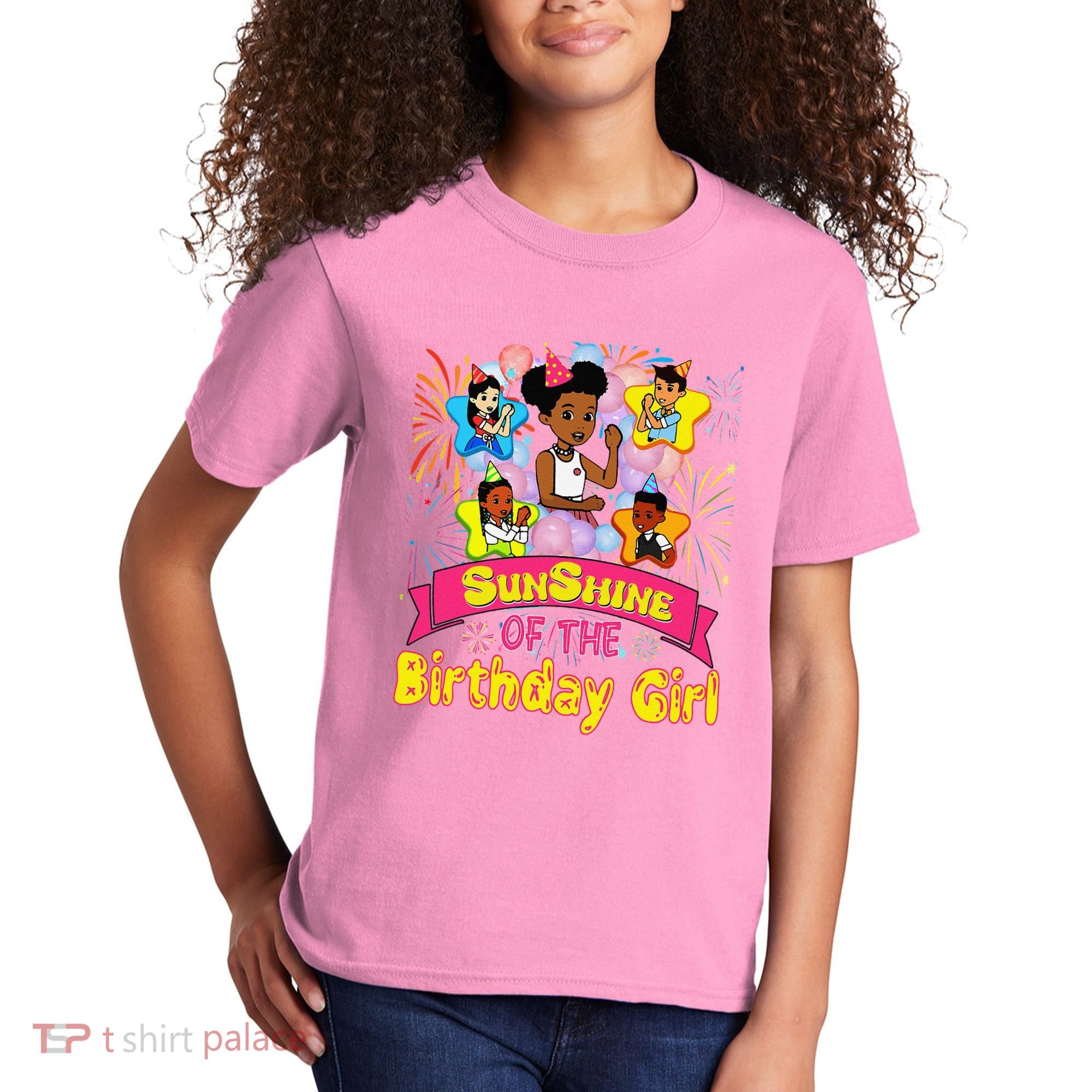 Cute SunShine of the Birthday Girl Kids T-Shirt