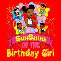 Cute SunShine of the Birthday Girl Santa Hat thumb 1