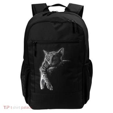 Cat Sleeping On The Moon Sketch Backpack