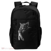 Cat Sleeping On The Moon Sketch Backpack thumb 0