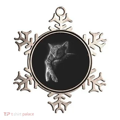 Cat Sleeping On The Moon Sketch Ornament