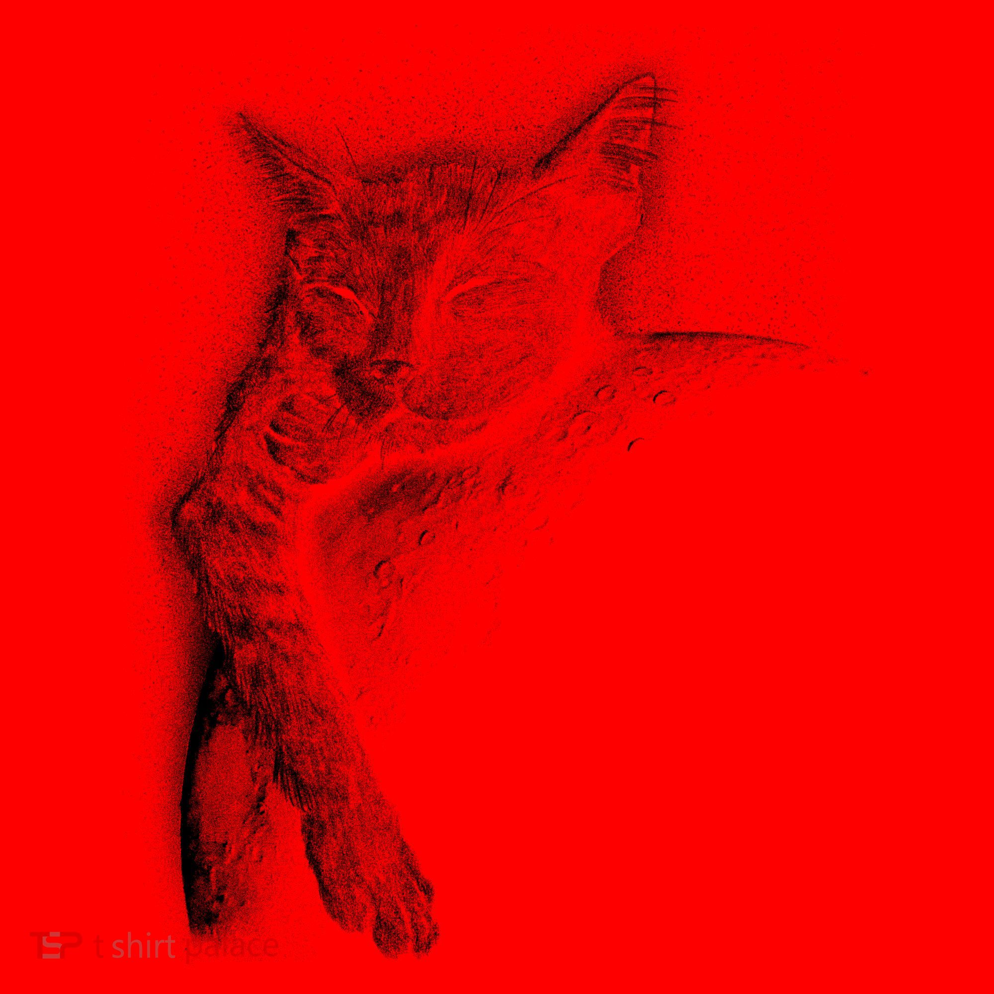 Cat Sleeping On The Moon Sketch Santa Hat