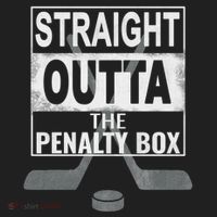 Cool Straight Outta The Penalty Box Hockey Player Themed Cool Gift Women's Sweatshirt thumb 2