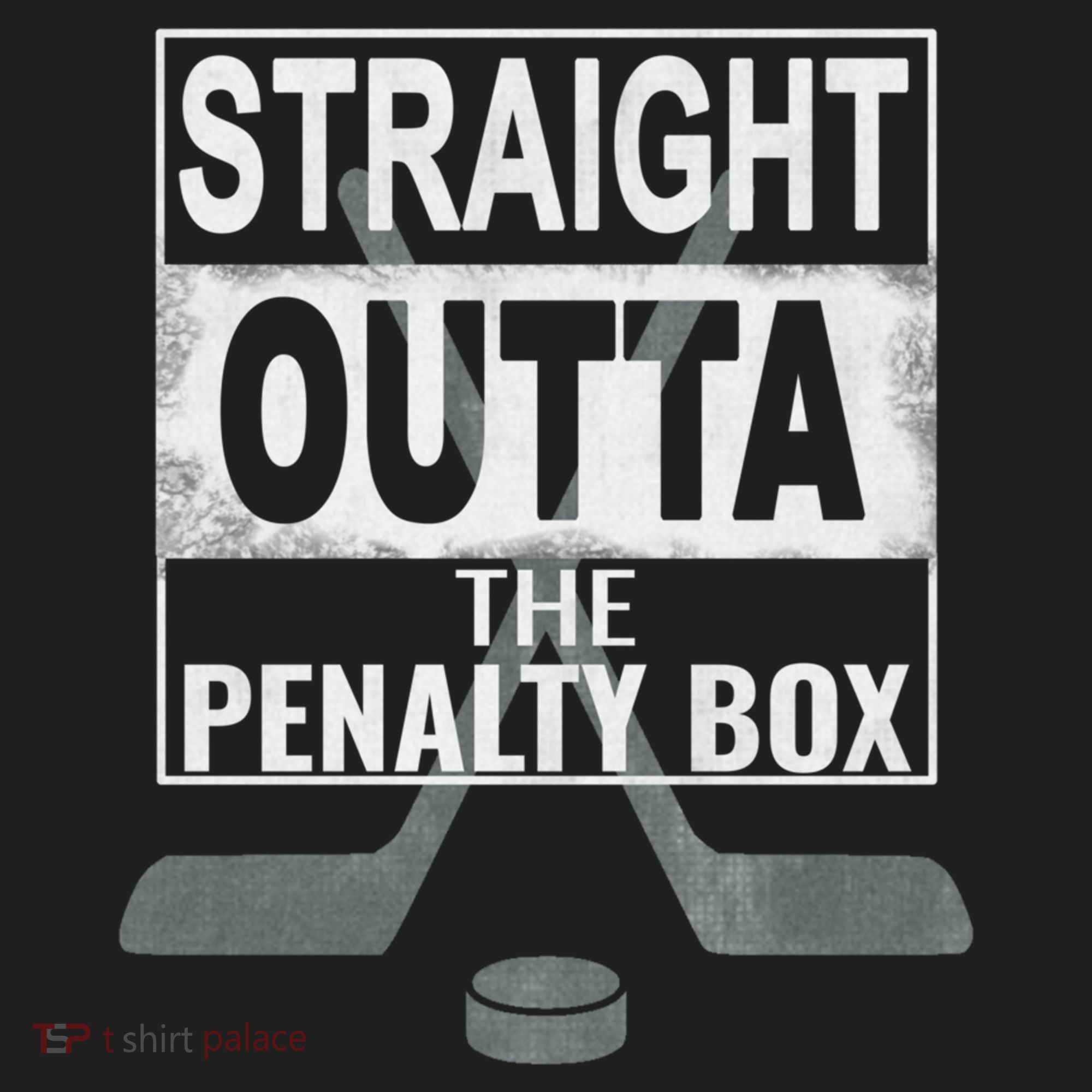 Cool Straight Outta The Penalty Box Hockey Player Themed Cool Gift Women's Sweatshirt