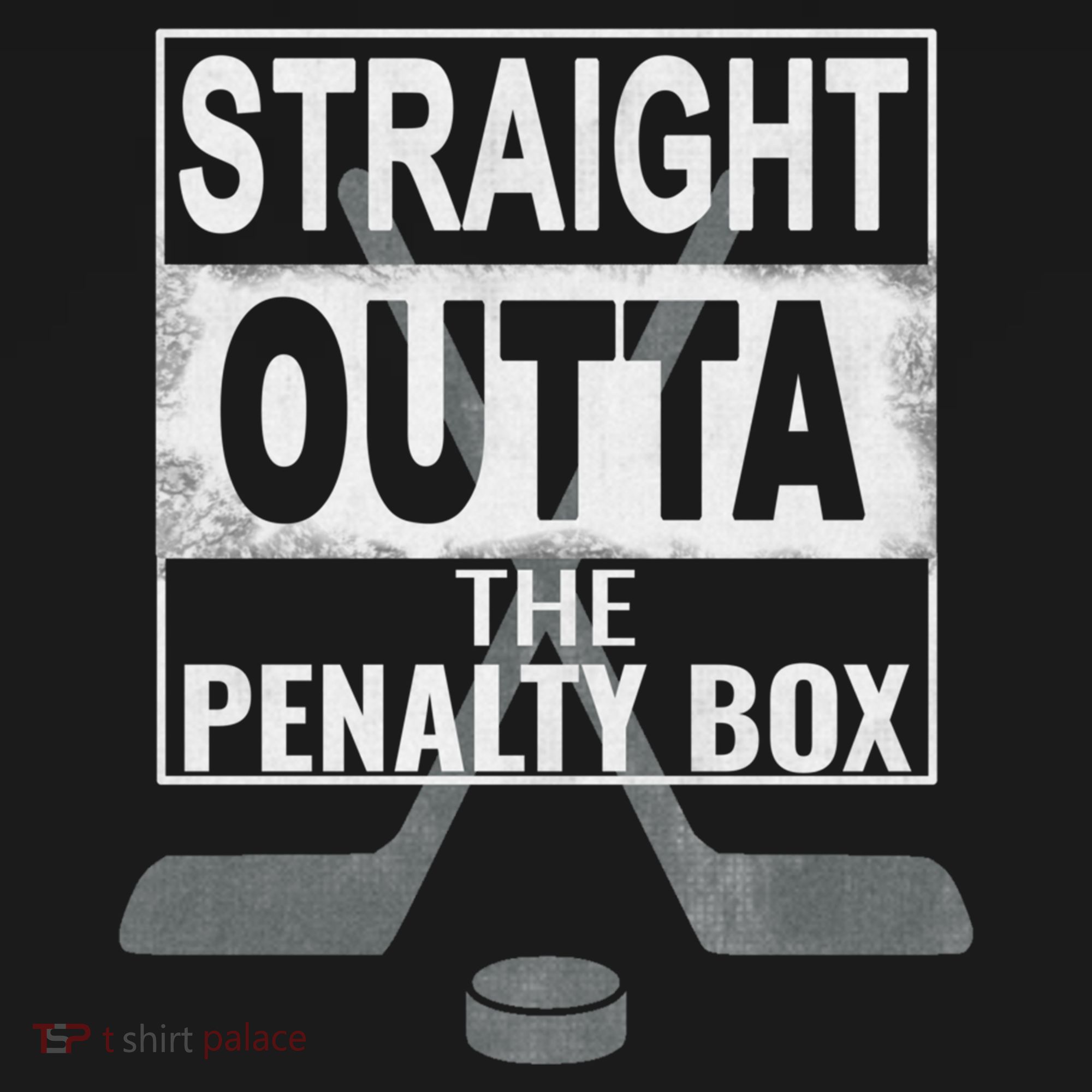 Cool Straight Outta The Penalty Box Hockey Player Themed Cool Gift Bucket Hat