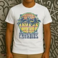 Chubbies Sky’S Out Thighs Out Vintage Retro Beach T-Shirt thumb 3