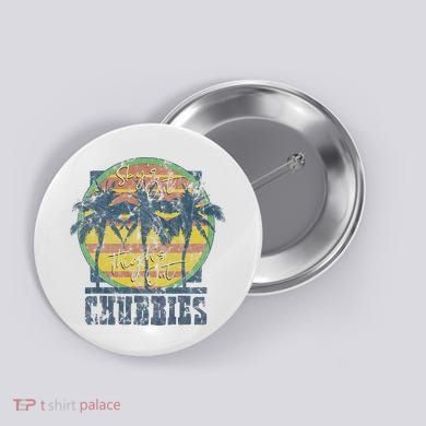 Chubbies Sky’S Out Thighs Out Vintage Retro Beach Button