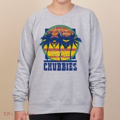 Chubbies Sky’S Out Thighs Out Women's Sweatshirt