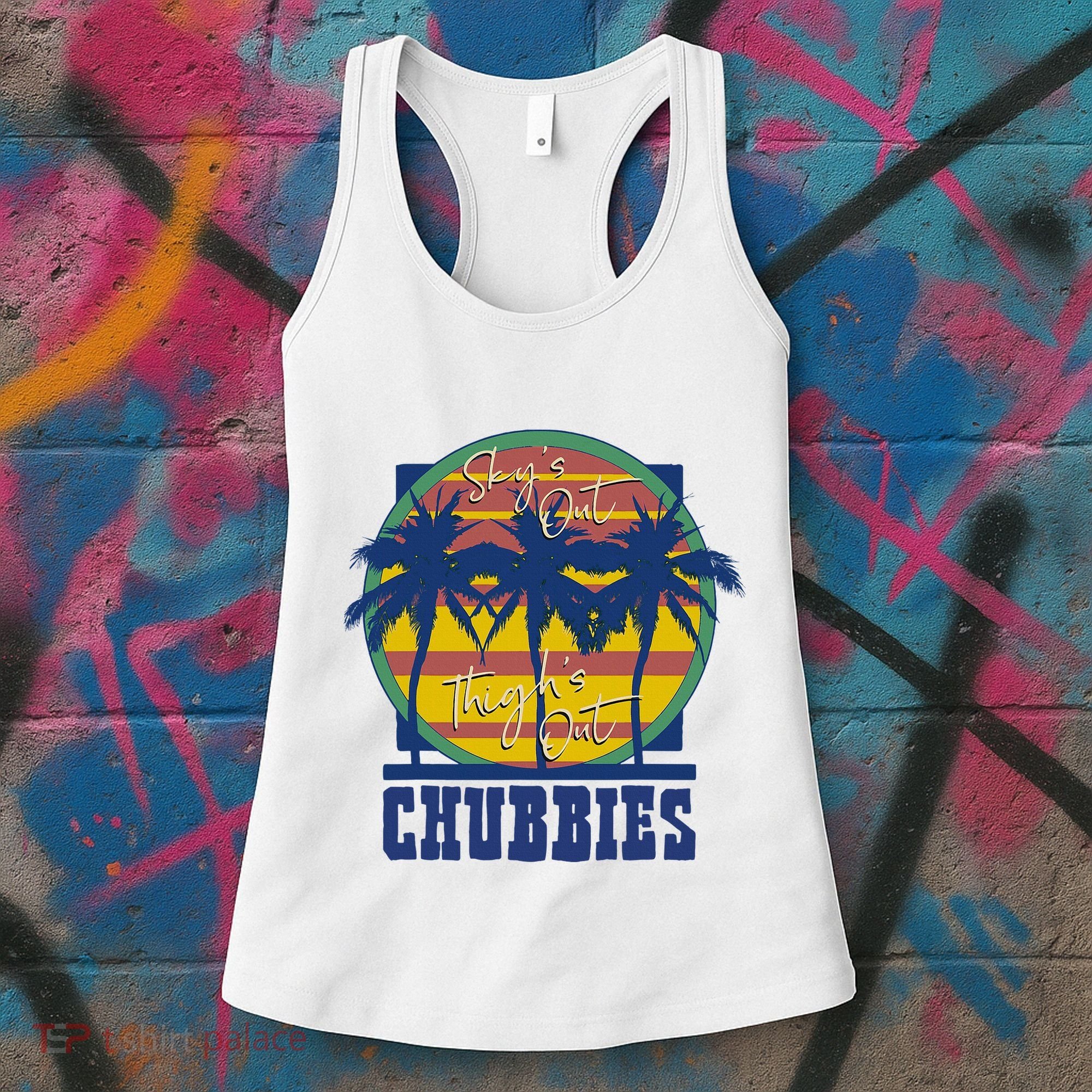 Chubbies Sky’S Out Thighs Out Women's Tank Top