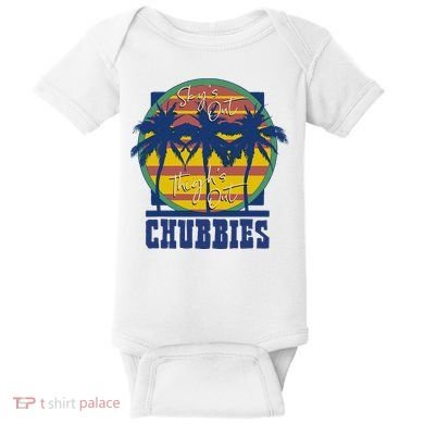 Chubbies Sky’S Out Thighs Out Baby Bodysuit