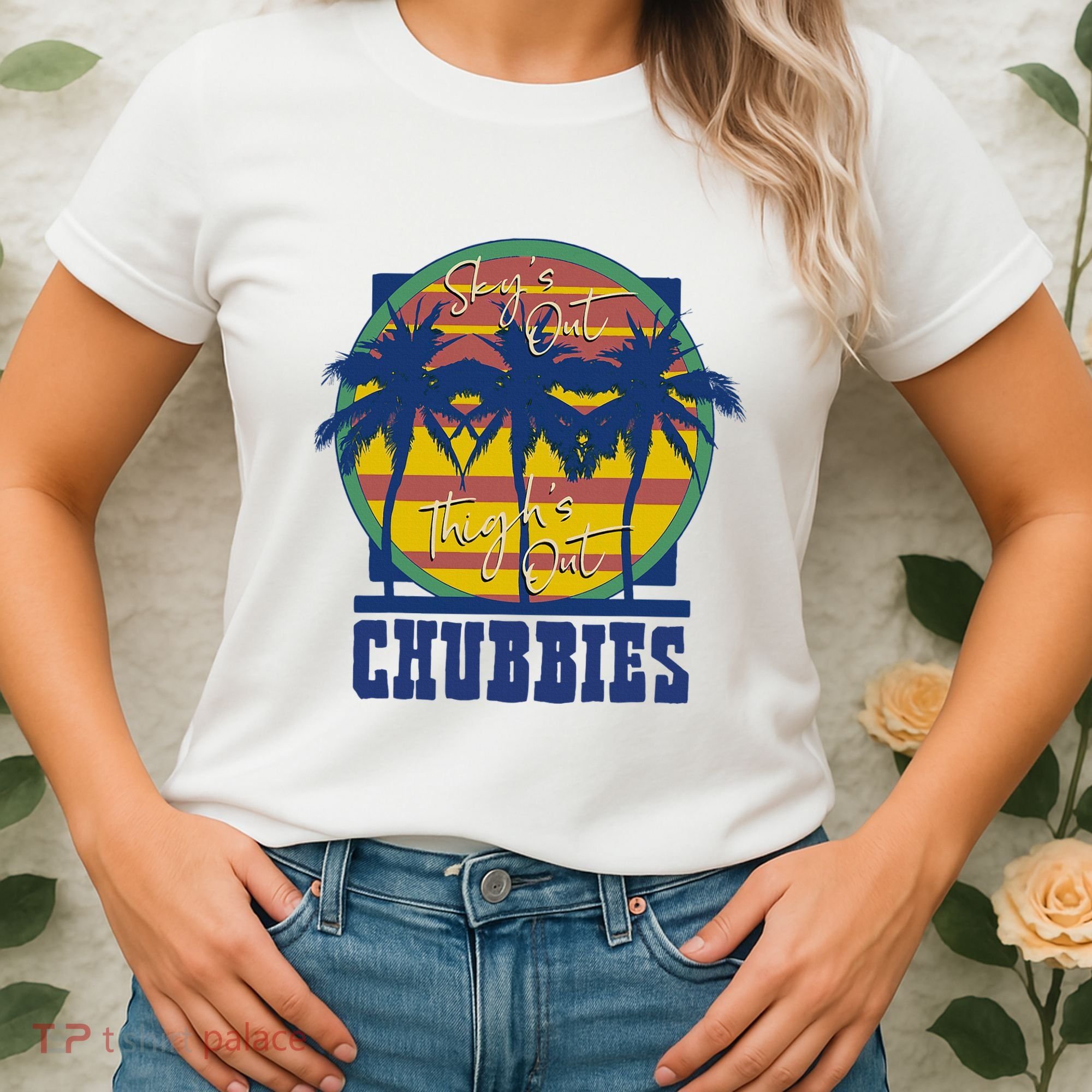 Chubbies Sky’S Out Thighs Out Women's T-Shirt