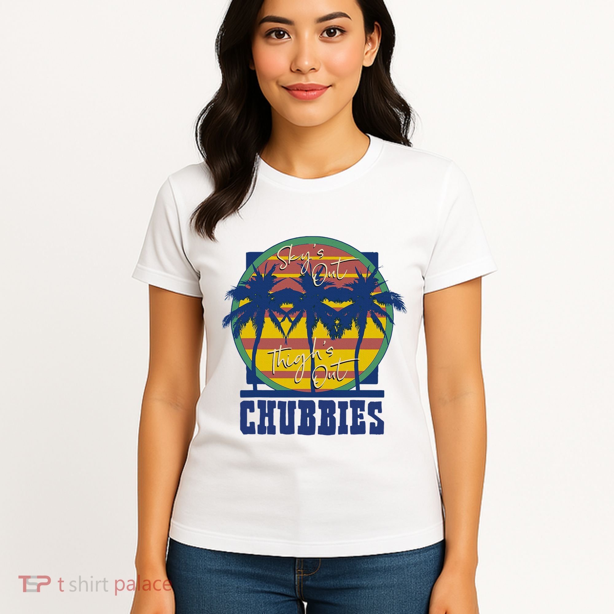Chubbies Sky’S Out Thighs Out Women's T-Shirt